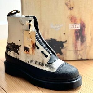 RARE Sold Out NIN x Dr Marten Collaboration Nine Inch Nails Boots.   Unisex